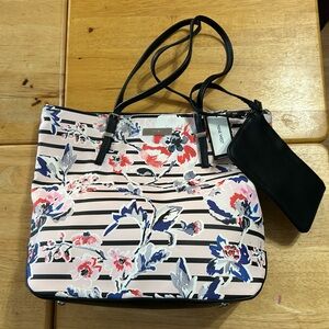Nine West Beige Interior Handbag
